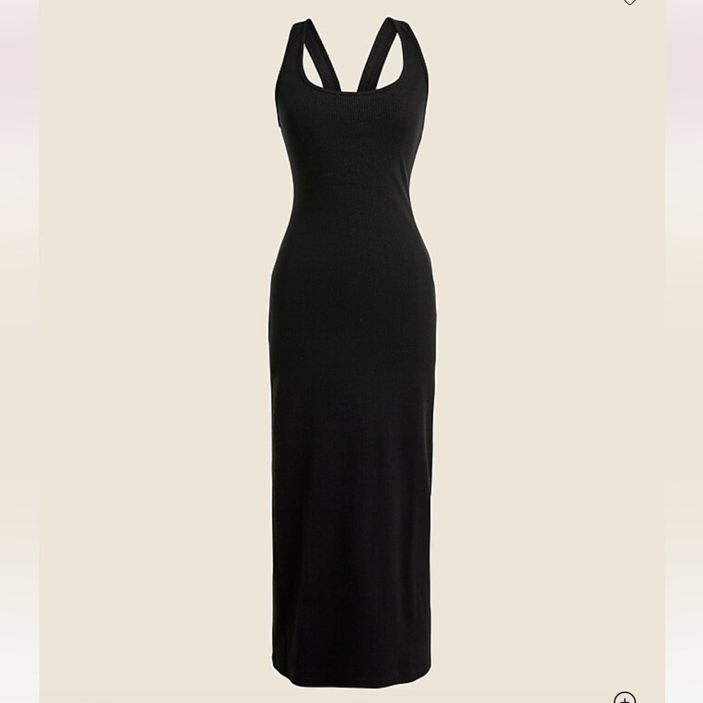 NWT J. Crew Cross-back midi dress in vintage rib